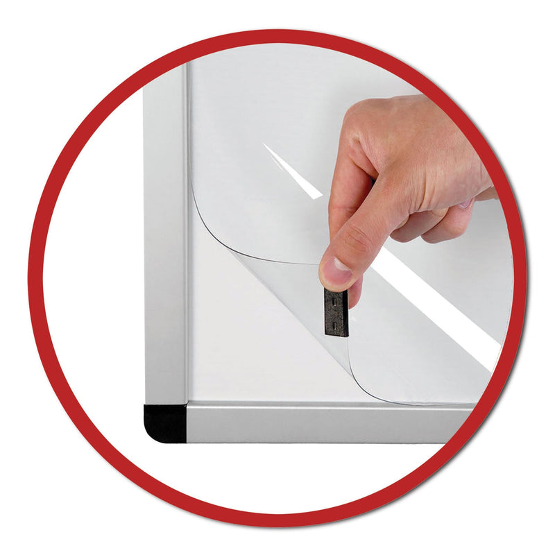 Smead Justick by Smead Dry-Erase Board with Frame, 36" x 24", White