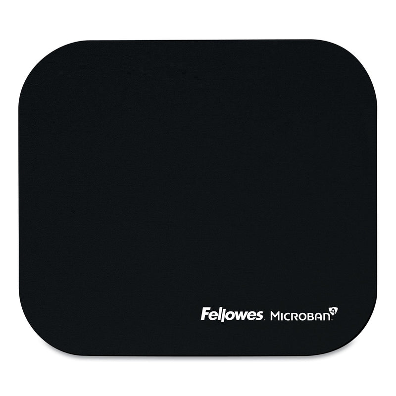 Fellowes Mouse Pad with Microban Protection, 9 x 8, Black