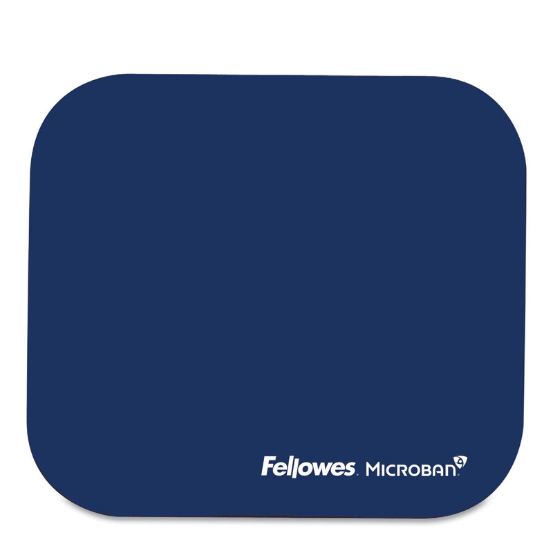 Fellowes Mouse Pad with Microban Protection, 9 x 8, Navy