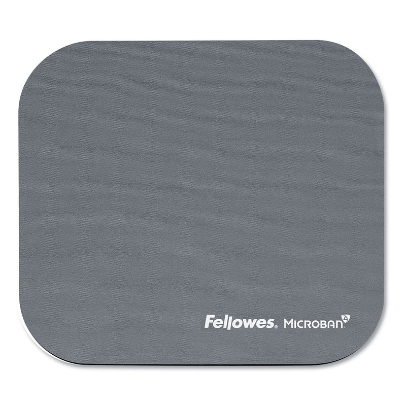 Fellowes Mouse Pad with Microban Protection, 9 x 8, Graphite