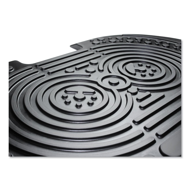 Floortex AFS-TEX 2000X Anti-Fatigue Mat, Bespoke, 16 x 24, Black