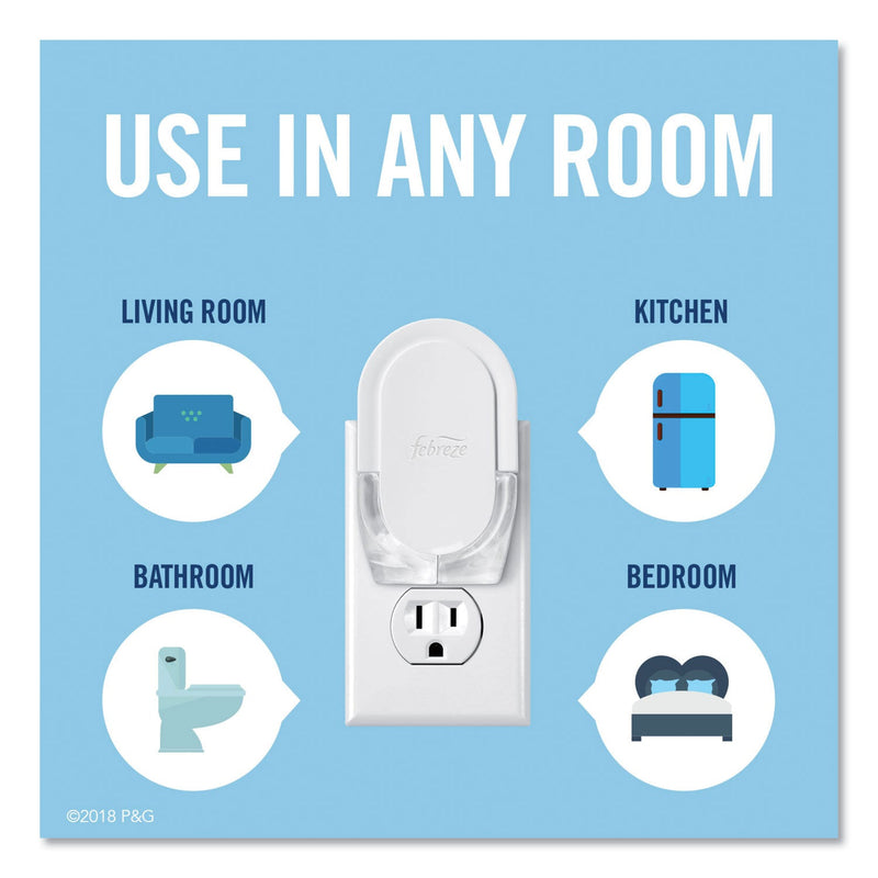 Febreze PLUG Air Freshener Refills, Linen and Sky, 0.87 oz