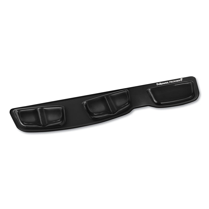 Fellowes Gel Keyboard Palm Support, 18.25 x 3.37, Black