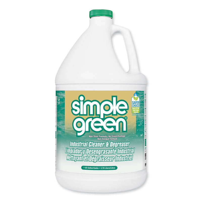 Simple Green Industrial Cleaner and Degreaser, Concentrated, 1 gal Bottle