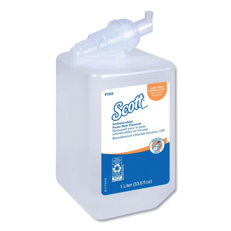 Scott Control Antimicrobial Foam Skin Cleanser, Fresh Scent, 1,000 mL Bottle