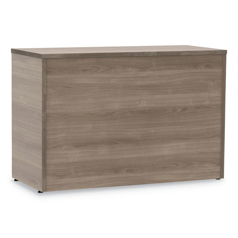 Linea Italia Urban 36" Credenza, Bottom Pedestal, 35.25w x 15.25d x 23.75h, Natural Walnut