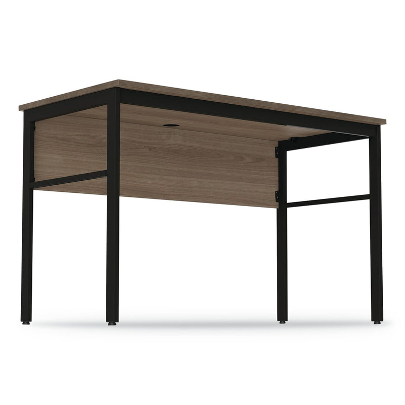 Linea Italia Urban Series Desk Workstation, 59" x 23.75" x 29.5", Natural Walnut