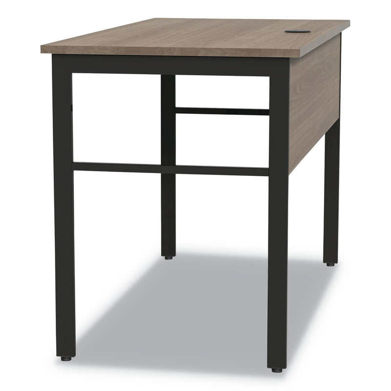 Linea Italia Urban Series Desk Workstation, 47.25" x 23.75" x 29.5", Natural Walnut