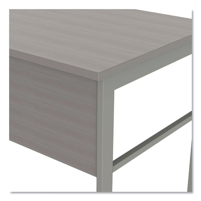 Linea Italia Urban Series Desk Workstation, 59" x 23.75" x 29.5", Ash