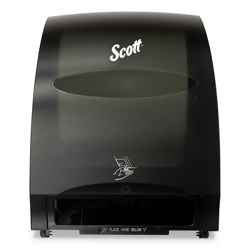 Scott Essential Electronic Hard Roll Towel Dispenser, 12.7 x 9.57 x 15.76, Black