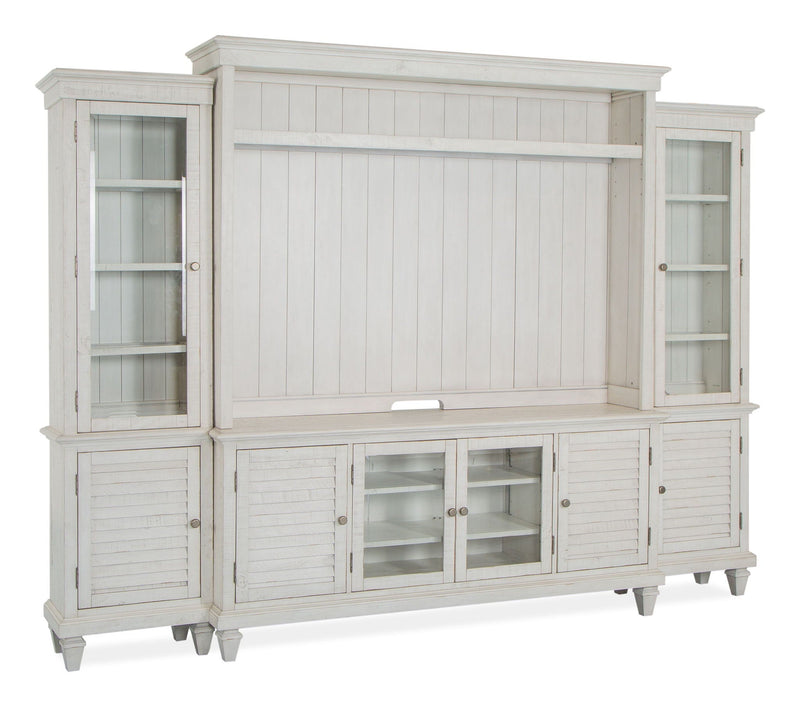 Newport - Wood Hutch - Alabaster