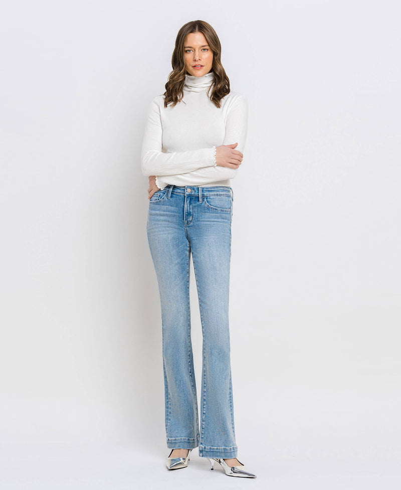Mid Rise Bootcut Jean