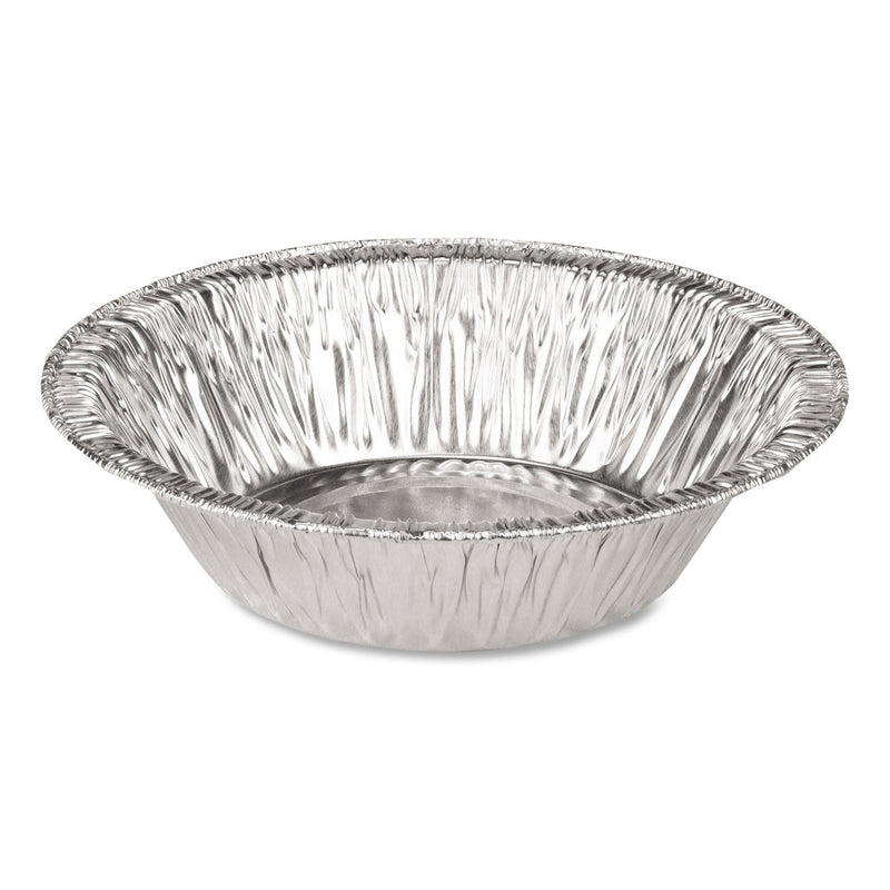 Durable Packaging Aluminum Pie Pans, Tart, 5.7 oz, 5" Diameter x 1.25"h, Silver, 1,000/Carton