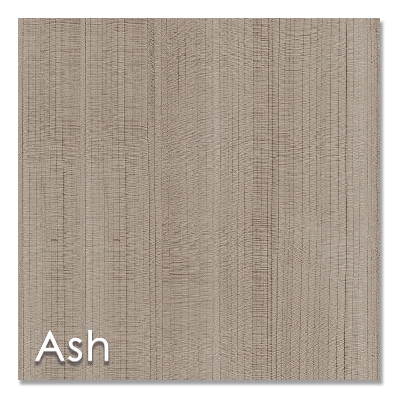 Linea Italia Urban Series L- Shaped Desk, 59" x 59" x 29.5", Ash