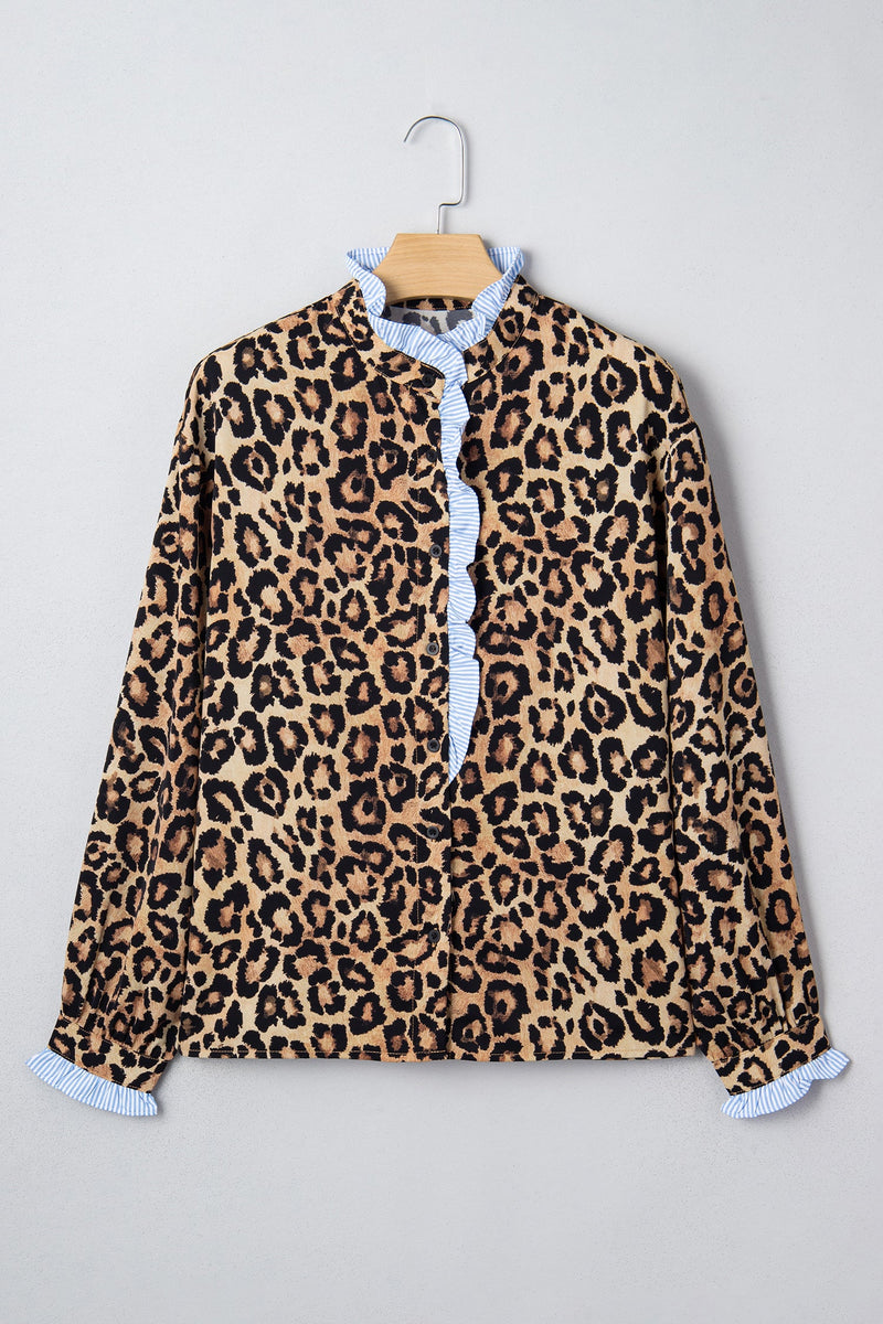 Charlee Frilled Trim Chic Shirt