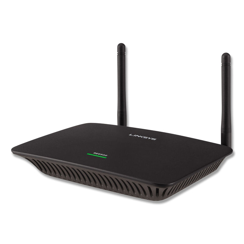 LINKSYS AC1200 Dual-Band WiFi Extender, 4 Ports, Dual-Band 2.4 GHz/5 GHz