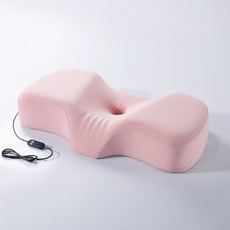 USB Heated Memory Foam Pillow – Slow-Rebound Warmth for Neck & Back Pain Relief