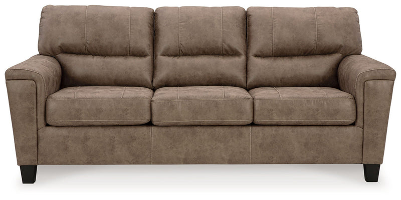 Navi - 3 Pc. - Sofa, Loveseat, Rocker Recliner - Fossil