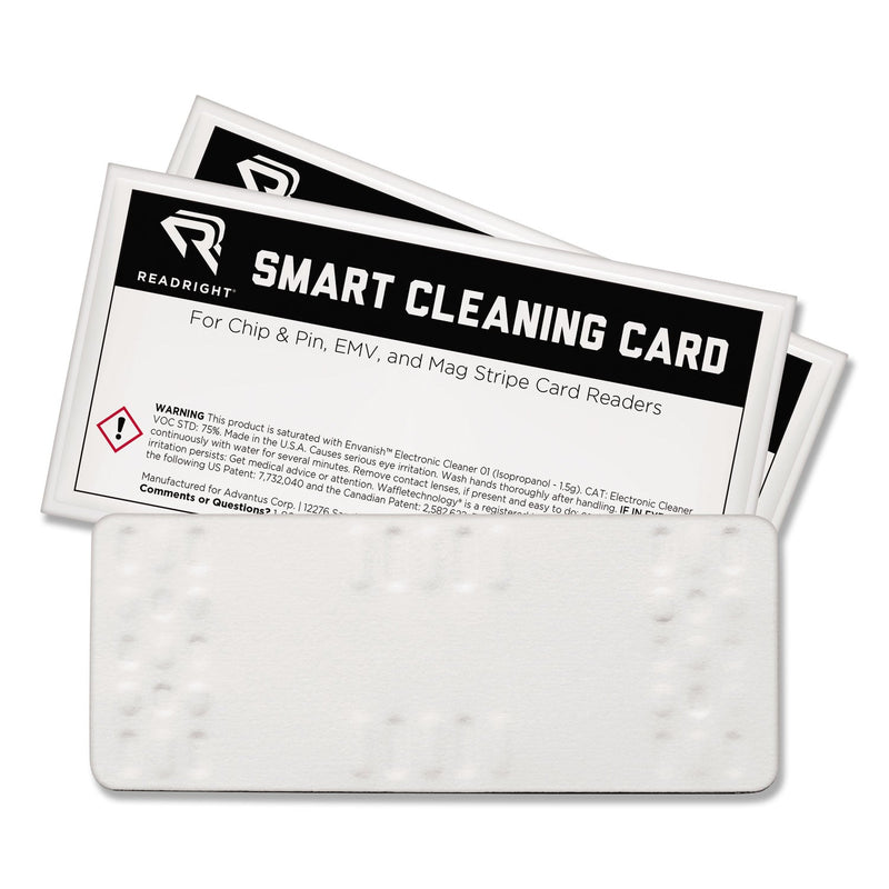 Read Right Smart Cleaning Card with Waffletechnology, 10/Box