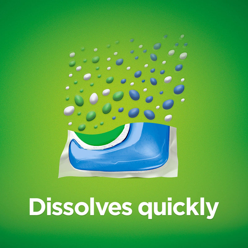 Cascade ActionPacs, Fresh Scent, 22.5 oz Tub, 43/Tub