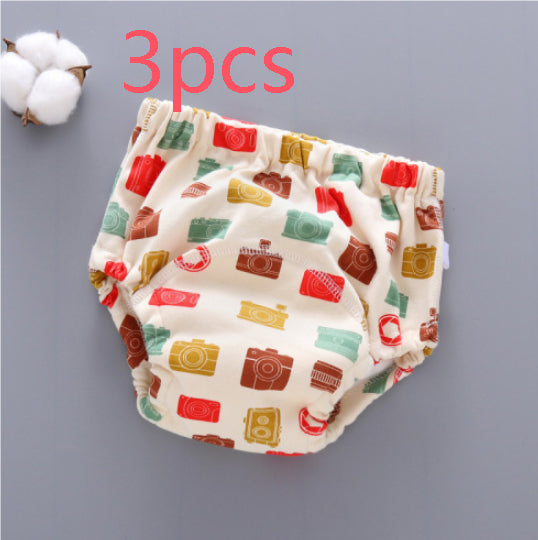 Baby Training Pants Washable 6-layer Gauze Diaper Cover Learning