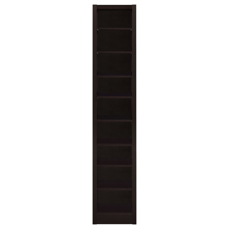 Eliam 71-inch 8-shelf Bookcase Cappuccino