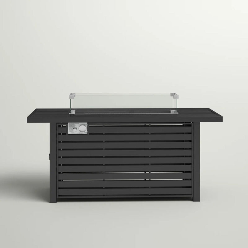 Propane Outdoor Fire Pit Table With Lid Versatile Fuel Options