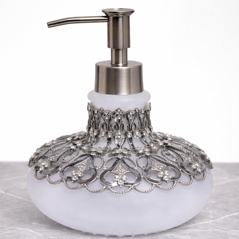 Oriana Grace – Modern Decorative Bathroom Accessory Handmade Soap Dispenser, 9 oz