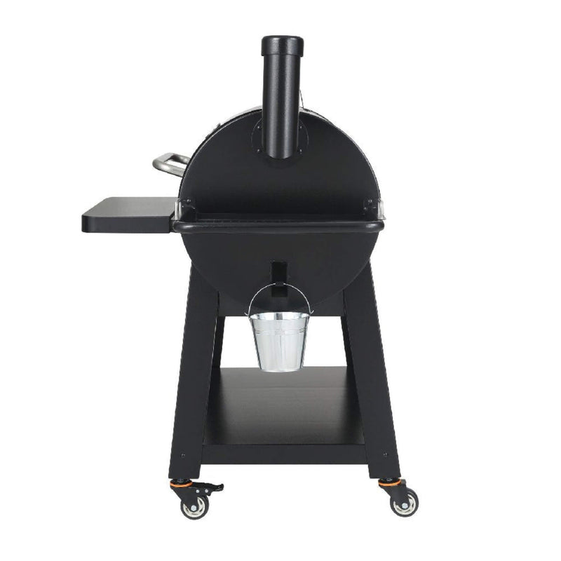 62" Heavy-Duty Portable Wood Pellet BBQ Grill With Cart (SAK91308)