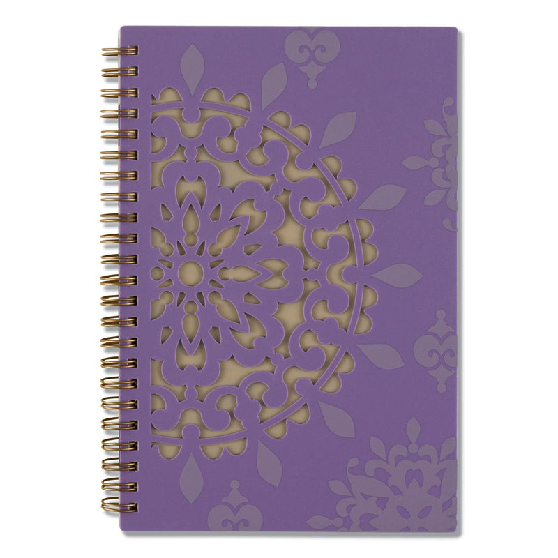 Cambridge Vienna Weekly/Monthly Appointment Book, Vienna Geometric Artwork, 8 x 4.88, Purple/Tan Cover, 12-Month (Jan to Dec): 2022
