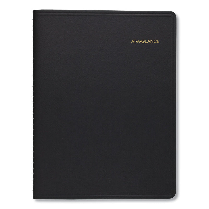 AT-A-GLANCE Two-Person Group Daily Appointment Book, 11 x 8, Black Cover, 12-Month (Jan to Dec): 2023
