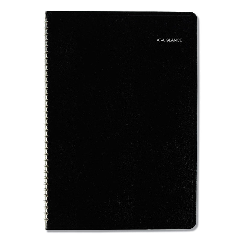 AT-A-GLANCE DayMinder Monthly Planner, Ruled Blocks, 12 x 8, Black Cover, 14-Month (Dec to Jan): 2022 to 2024
