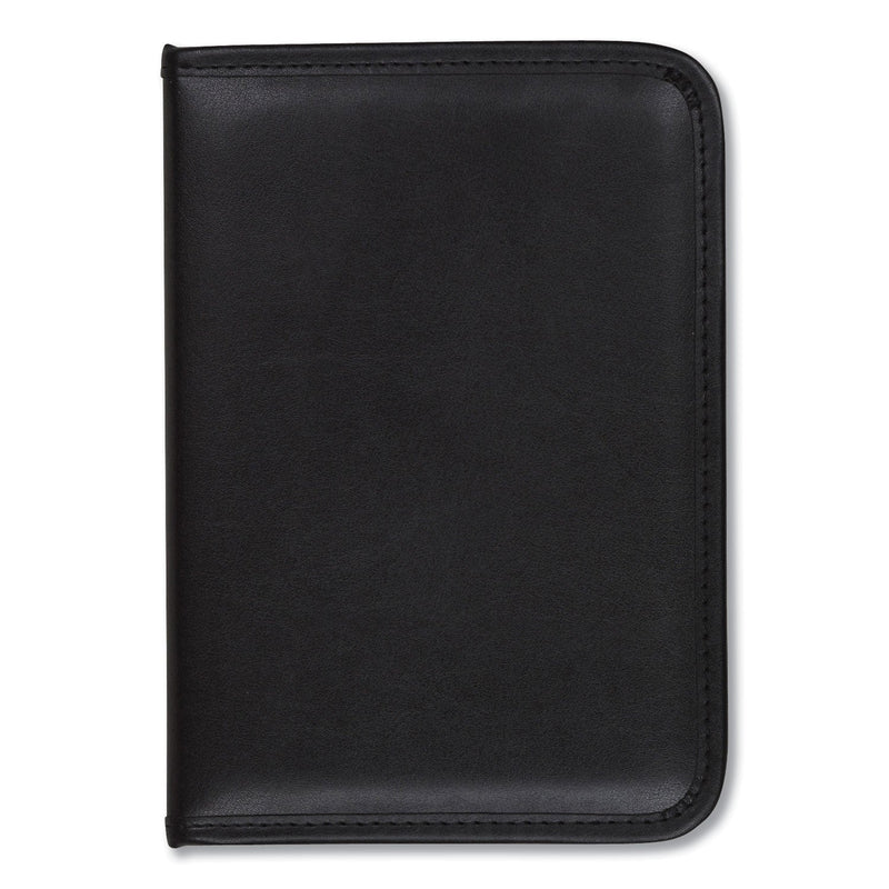 Samsill Professional Padfolio, 3/4w x 9 1/4h, Open Style, Black