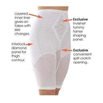 Style 6205 | Waistline Thigh Slimmer | Memory Compression Fabric | Medium Support