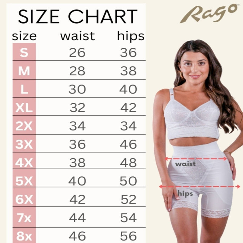 Style 6206 | High Waist Medium Control Thigh Slimmer | Memory Compression Fabric
