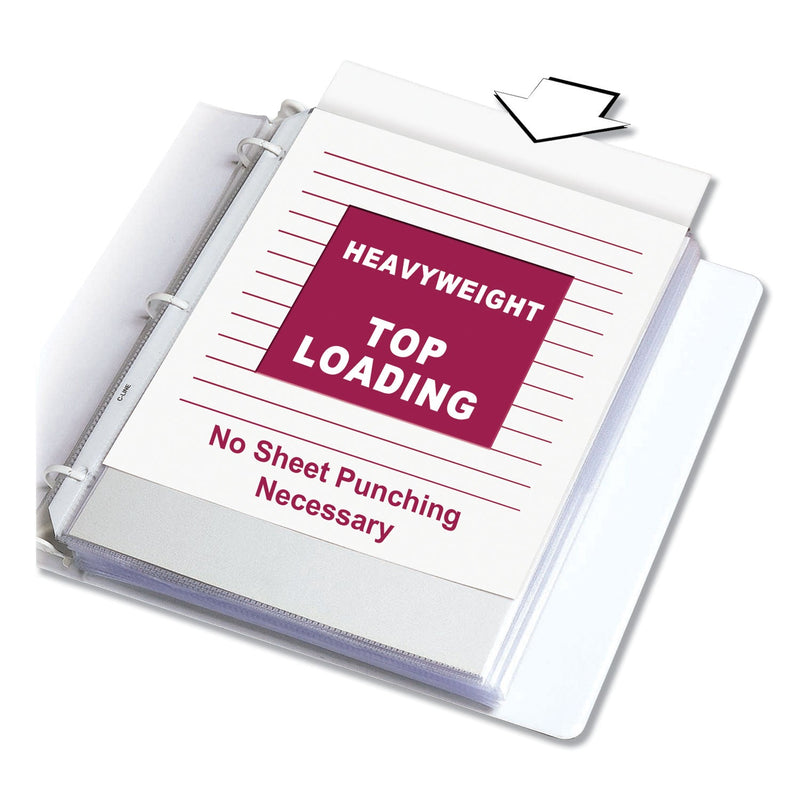 C-Line Heavyweight Polypropylene Sheet Protectors, Non-Glare, 2", 11 x 8.5, 50/Box