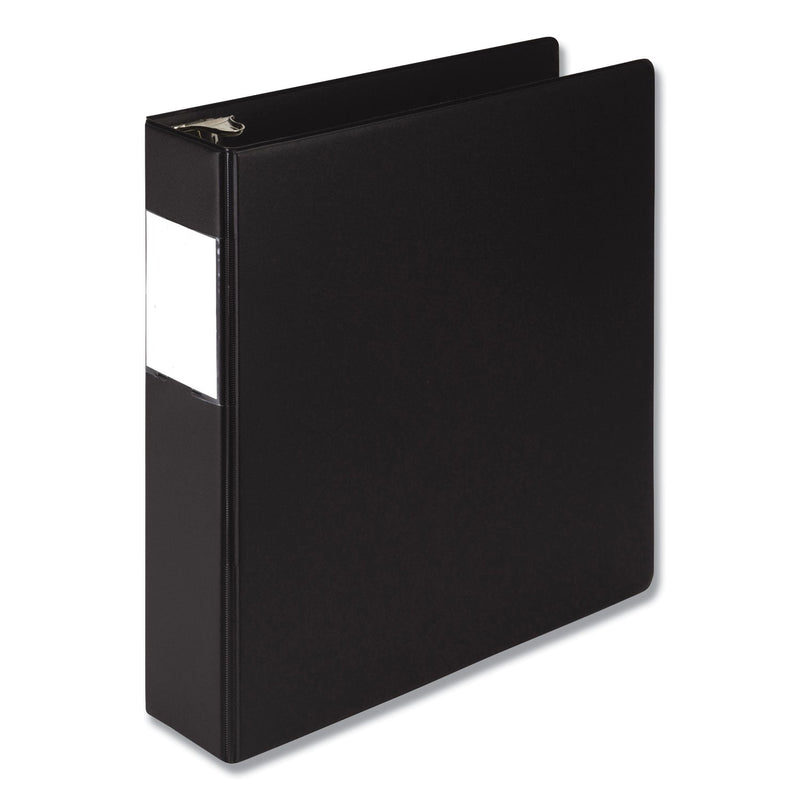 Samsill Earth's Choice Round Ring Reference Binder, 3 Rings, 2" Capacity, 11 x 8.5, Black