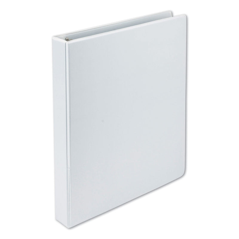 Samsill Earth's Choice Biobased D-Ring View Binder, 3 Rings, 1" Capacity, 11 x 8.5, White