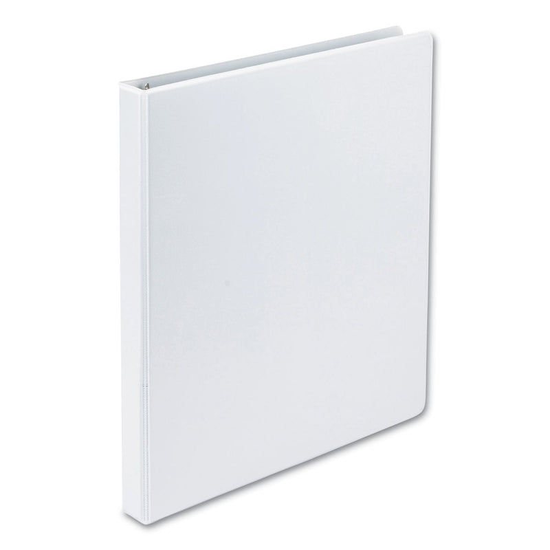 Samsill Earth's Choice Biobased Round Ring View Binder, 3 Rings, 0.5" Capacity, 11 x 8.5, White