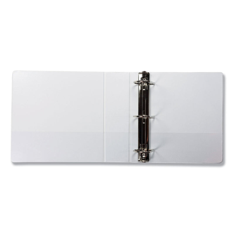 Samsill Earth's Choice Biobased D-Ring View Binder, 3 Rings, 3" Capacity, 11 x 8.5, White