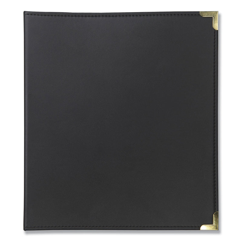 Samsill Classic Vinyl Business Card Binder, Holds 200 2 x 2.5 Cards, 10.25 x 11.13, Ebony