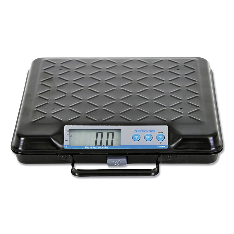 Brecknell Portable Electronic Utility Bench Scale, 100 lb Capacity, 12.5 x 10.95 x 2.2  Platform