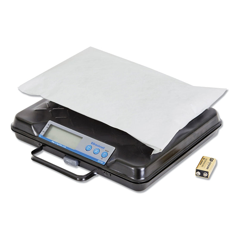 Brecknell Portable Electronic Utility Bench Scale, 100 lb Capacity, 12.5 x 10.95 x 2.2  Platform