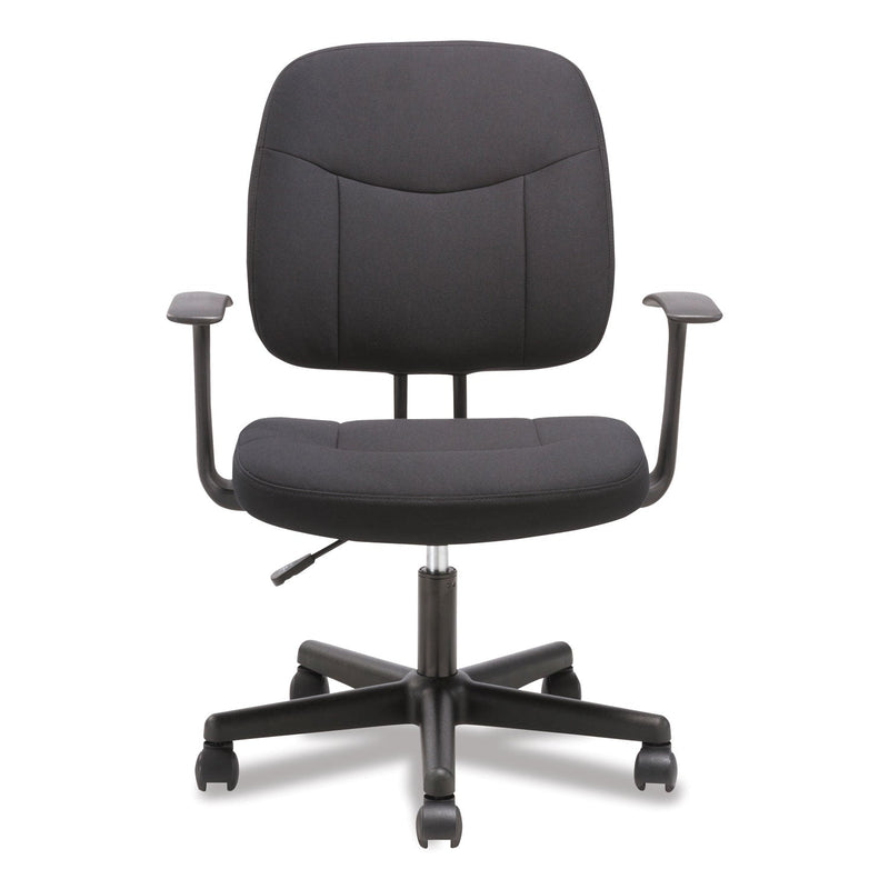 Sadie 4-Oh-Two Mid-Back Task Chair with Arms, Supports Up to 250 lb, 15.94" to 20.67" Seat Height, Black