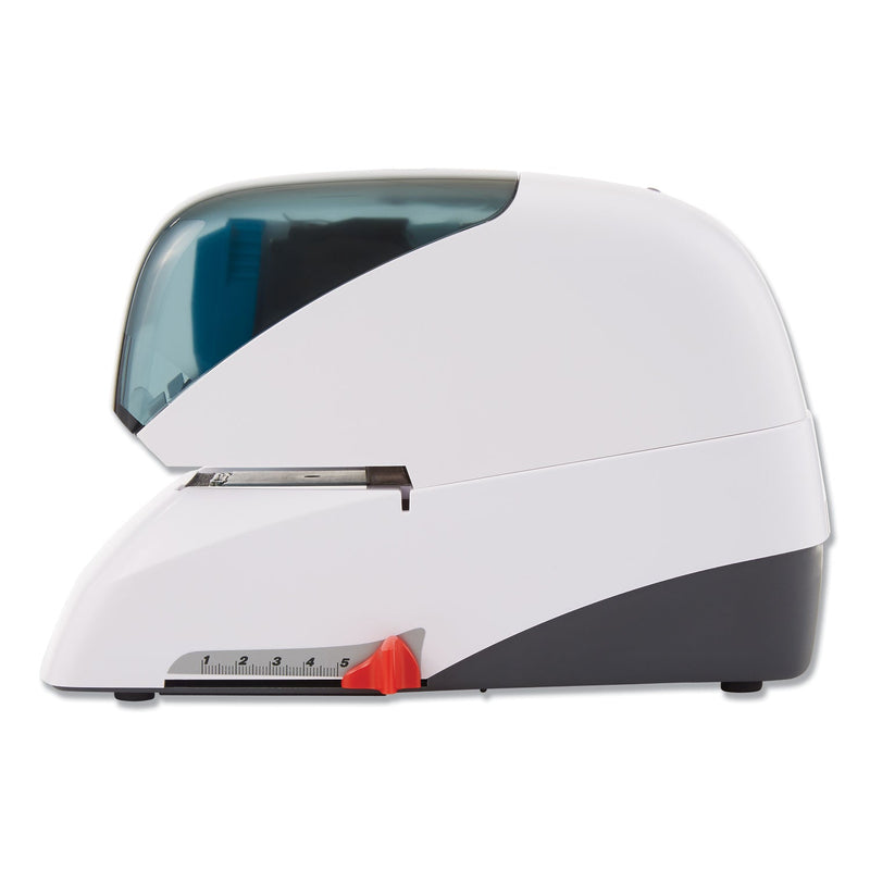 Rapid 5050e Professional Electric Stapler, 60-Sheet Capacity, White