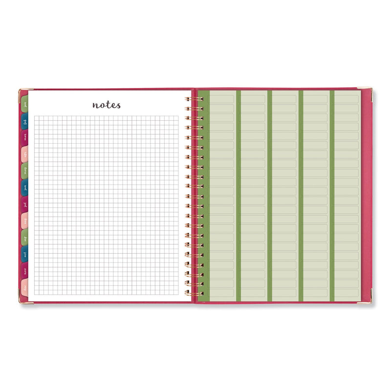 AT-A-GLANCE Harmony Weekly/Monthly Hardcover Planner, 11 x 8.5, Berry Cover, 13-Month (Jan to Jan): 2023 to 2024
