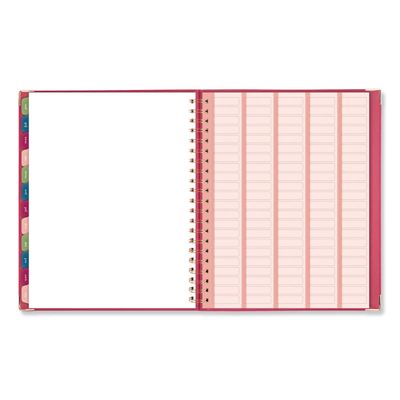 AT-A-GLANCE Harmony Weekly/Monthly Hardcover Planner, 11 x 8.5, Berry Cover, 13-Month (Jan to Jan): 2023 to 2024
