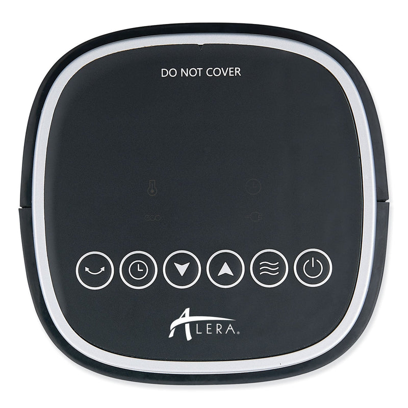 Alera Ceramic Heater Tower with Remote Control, 1,500 W, 7.17 x 7.17 x 22.95, Black