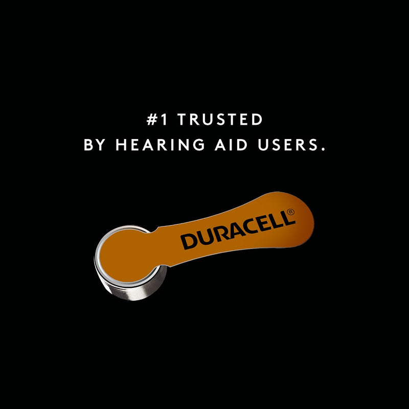 Duracell Hearing Aid Battery, #10, 8/Pack