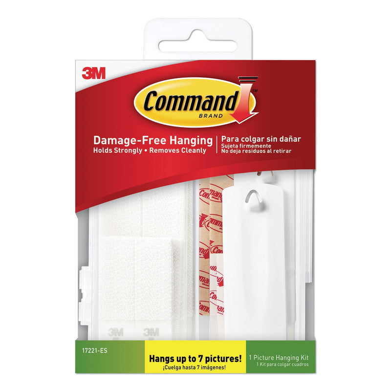 Command Picture Hanging Kit, Assorted Sizes, 24 Pieces/Pack